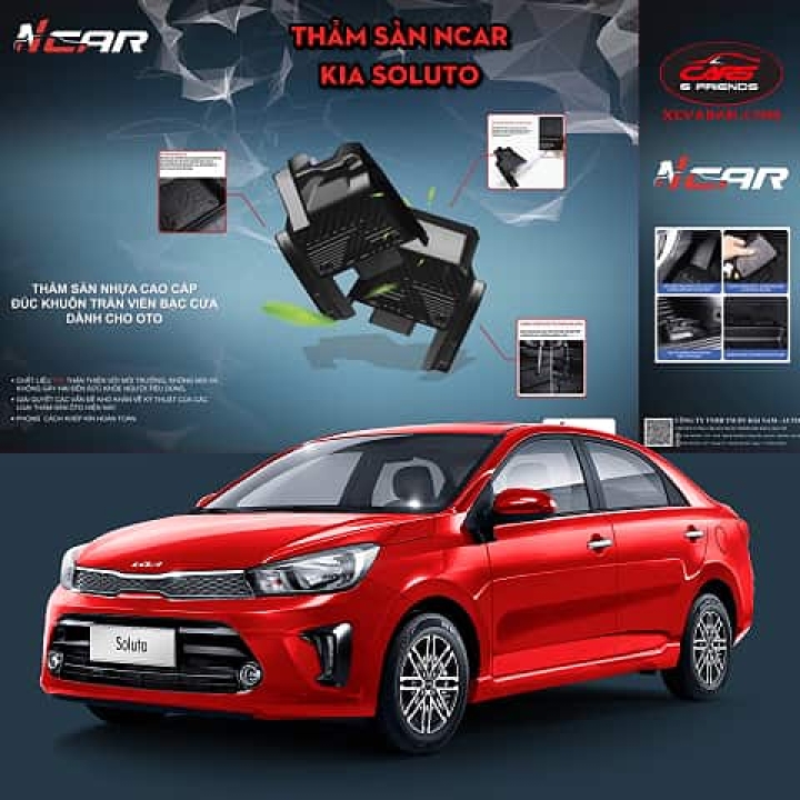 Thảm sàn Ncar cho KIA SOLUTO